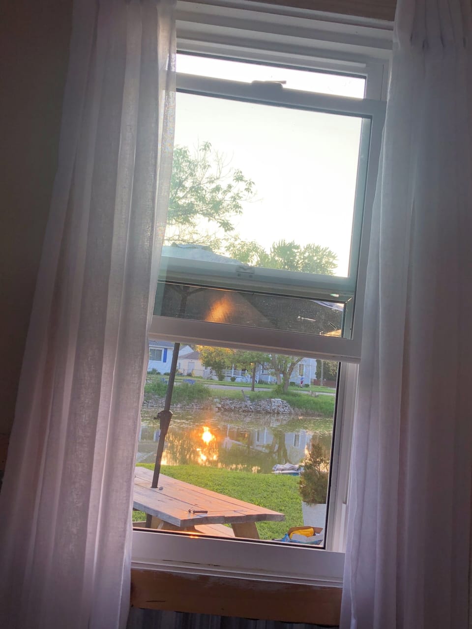 view of river from bedroom