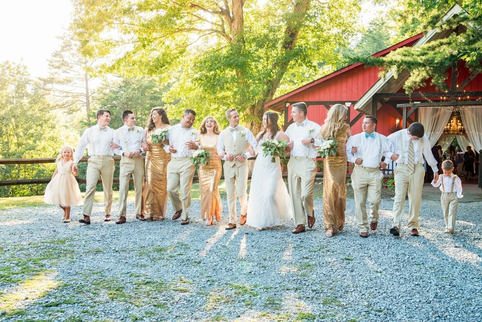 Wedding prior to Barn Renovation