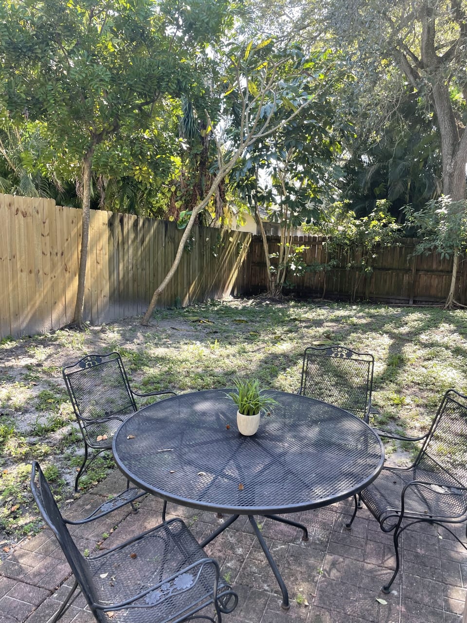 Outdoor dining