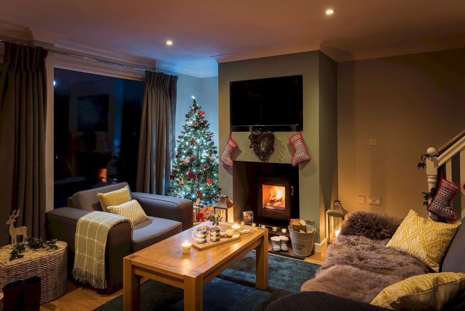 Log burner at KingFisher