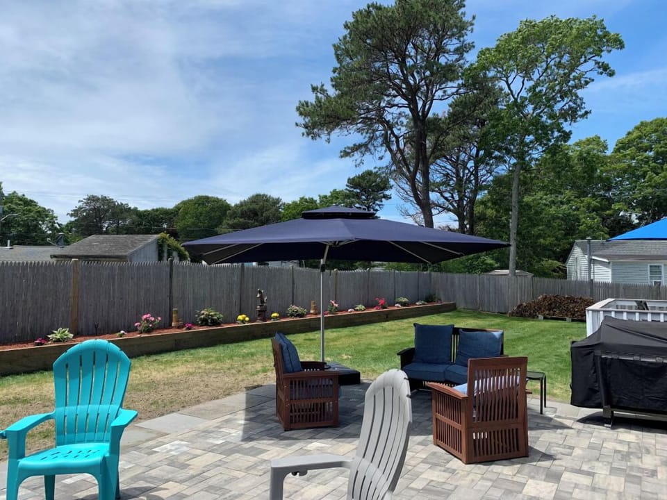 Outside patio seating area