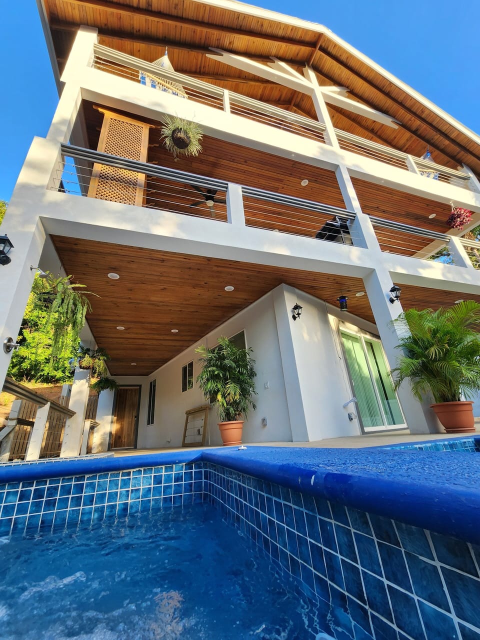View of house from hottub