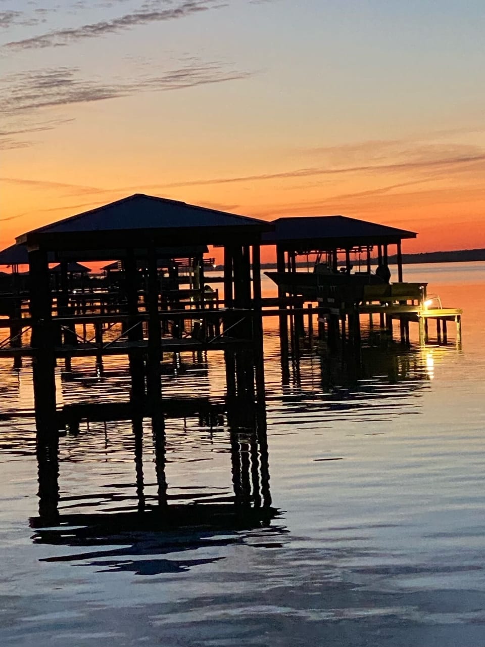 Spectacular sunsets on the Lagoon 