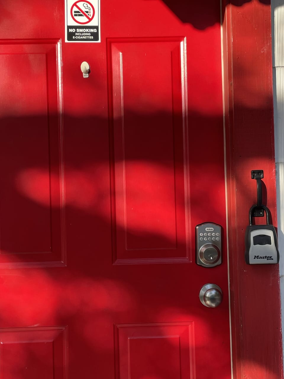 From door with locker