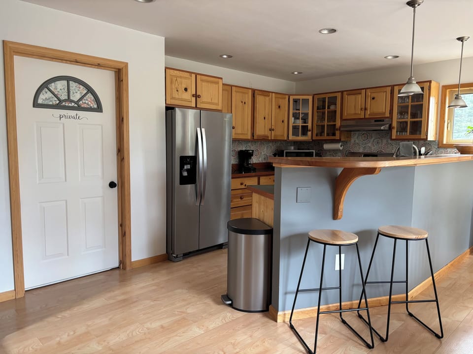 Private entry to owner living space will remain locked & not in use.