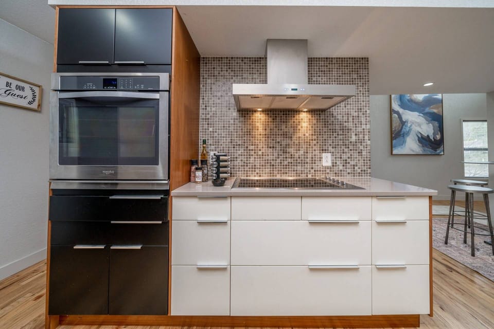 Electric Stove with Hood | Convection Oven | Kitchen Essentials | Spices