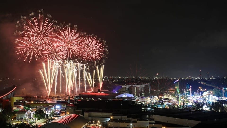 Calgary Stampede Fireworks - Viewable each night from the comfort of the suite 