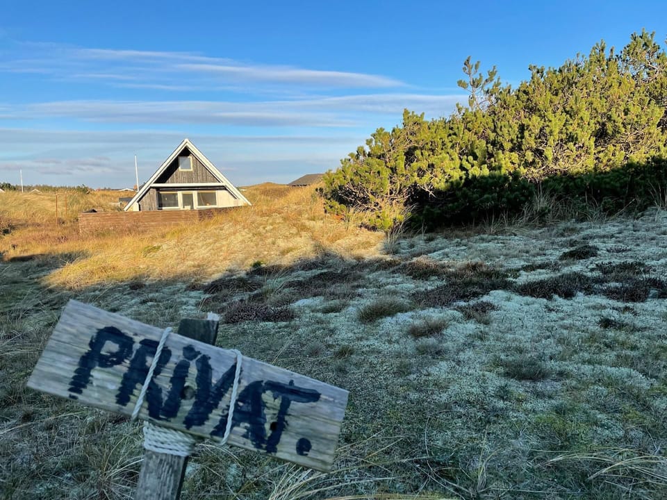 Big, private plot of land