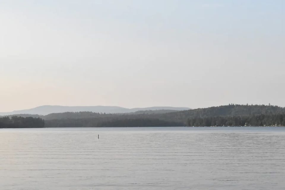 Sebec Lake view from cottage