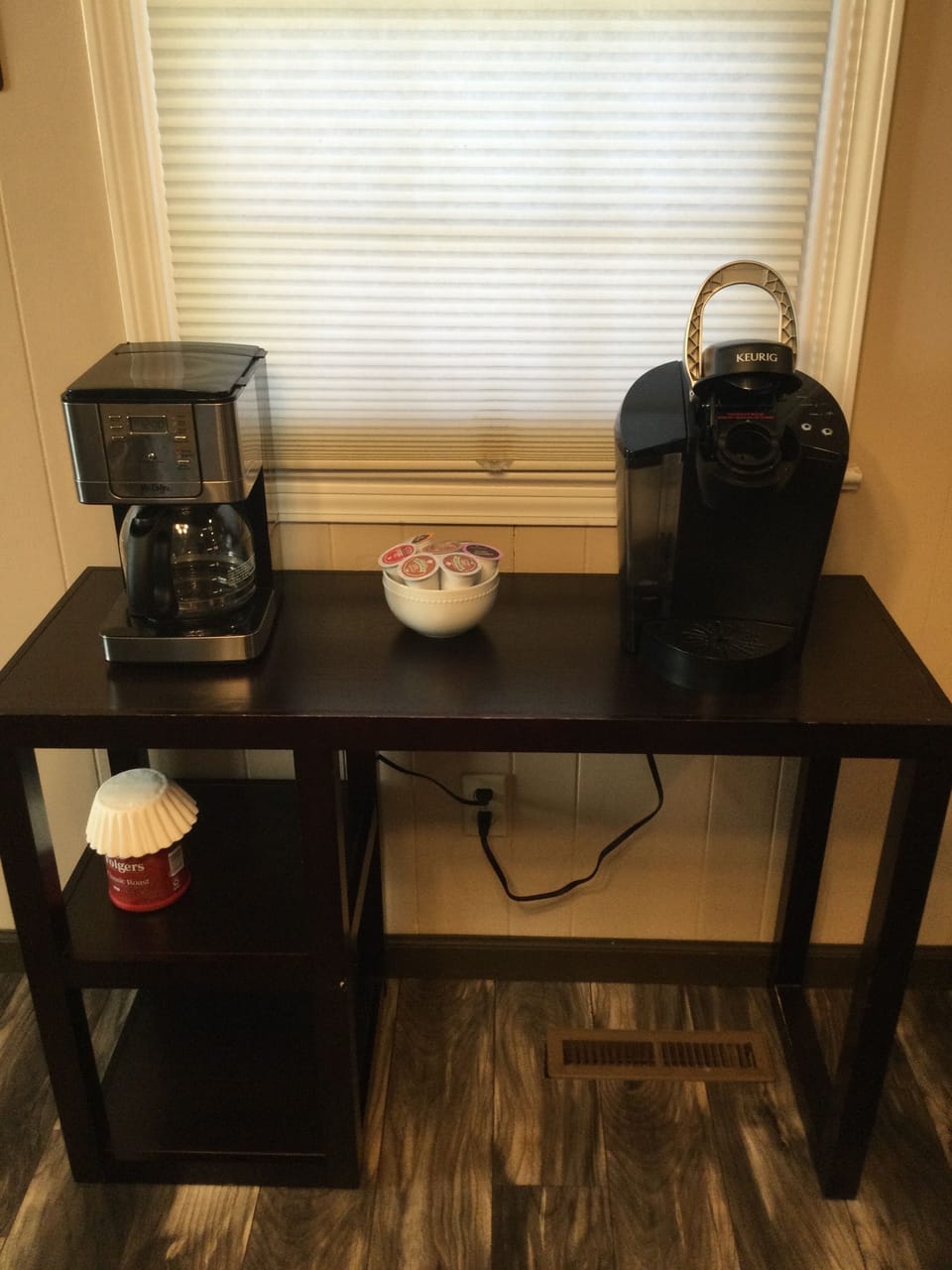Keurig and drip coffee maker