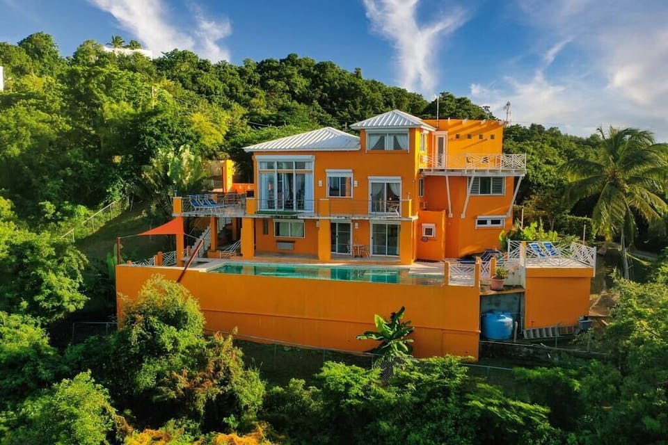 Aerial image of the home
