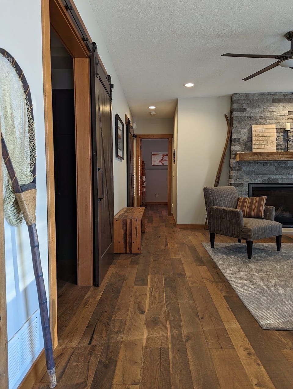 Lower Level Hallway.