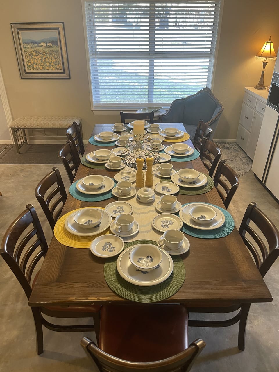 Stoneware Service for 10 Guests 