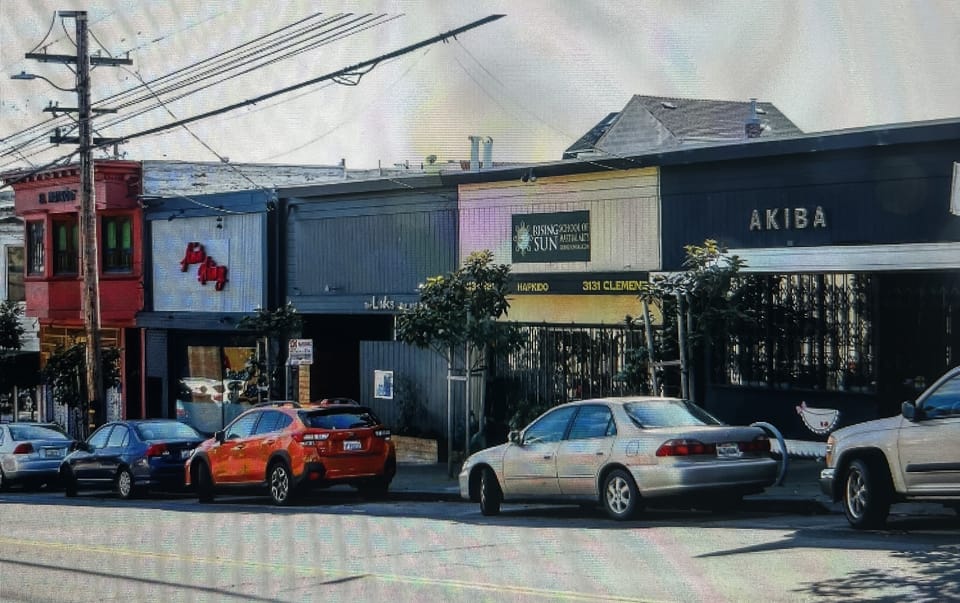 Other restaurants half a block away