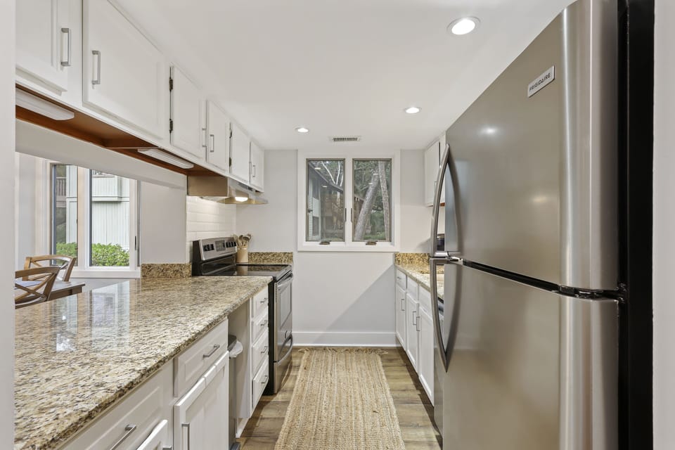 With beautifully updated interiors.