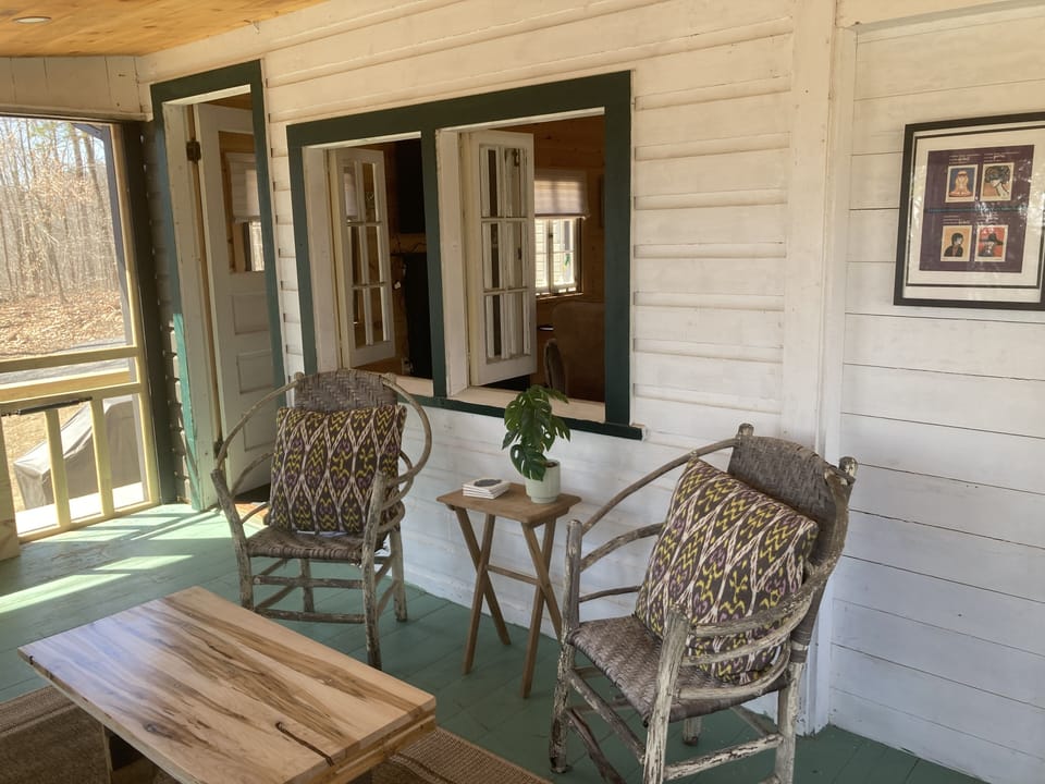 Screened porch to relax