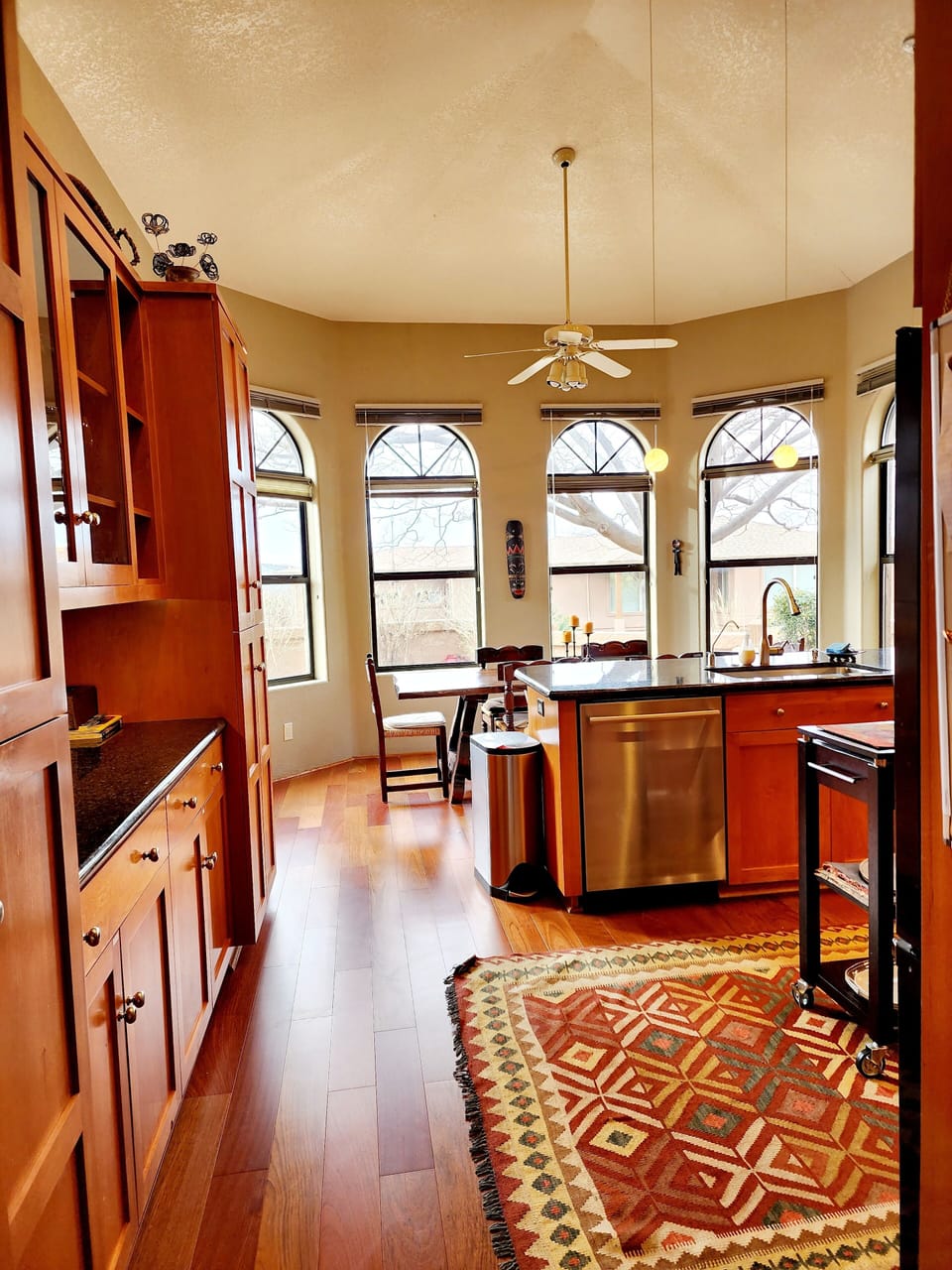 kitchen with a view