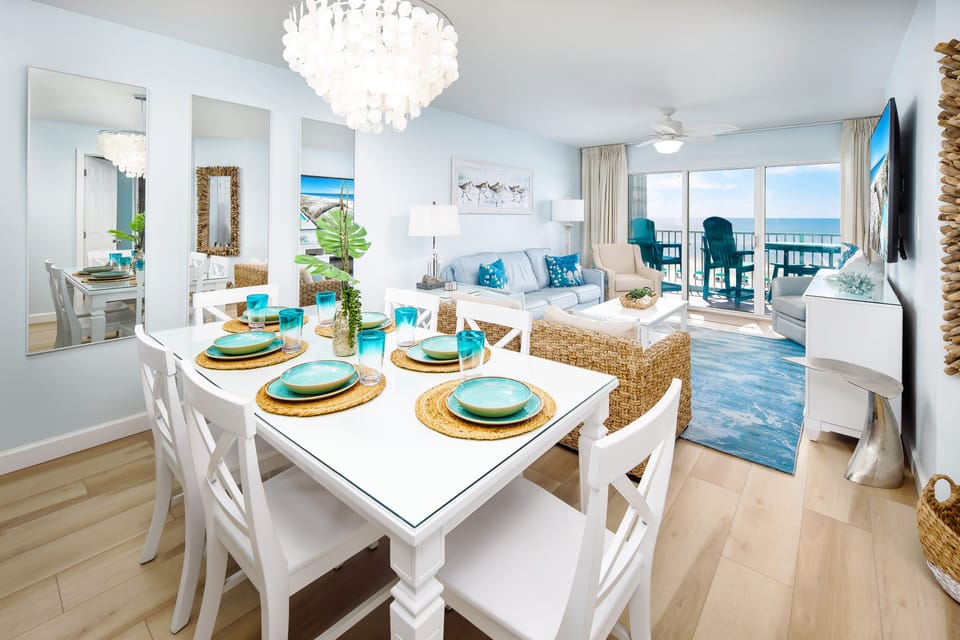 Dining Area - 
Gulf Dunes 408 Fort Walton Beach Okaloosa Island Vacation Rentals
