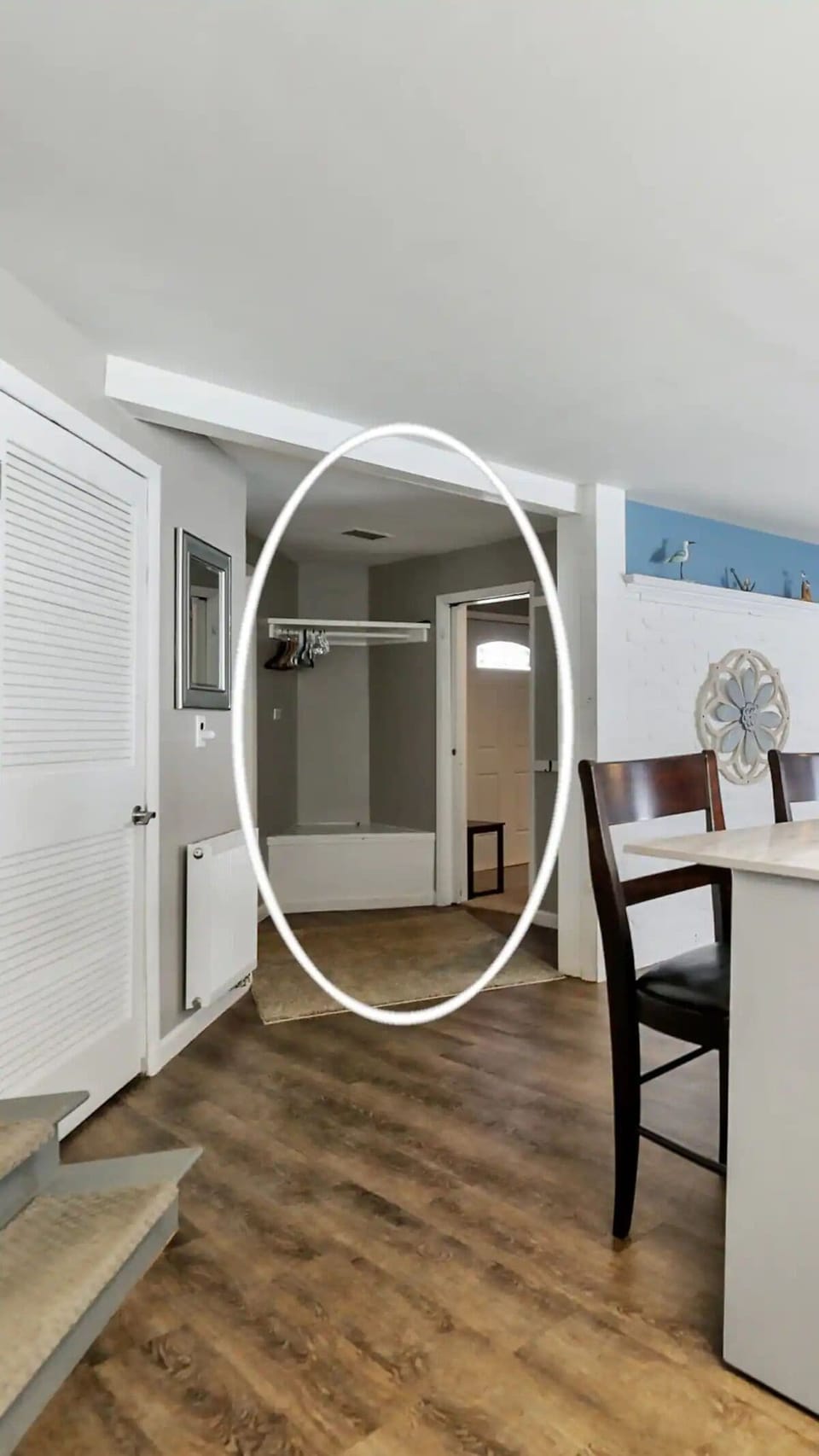 MUD ROOM: There is a "drop zone" mudroom area off of the entrance and kitchen.