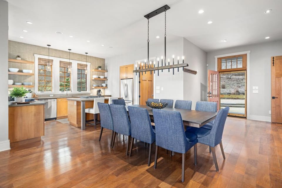 Looking Toward Entry from Dining Area