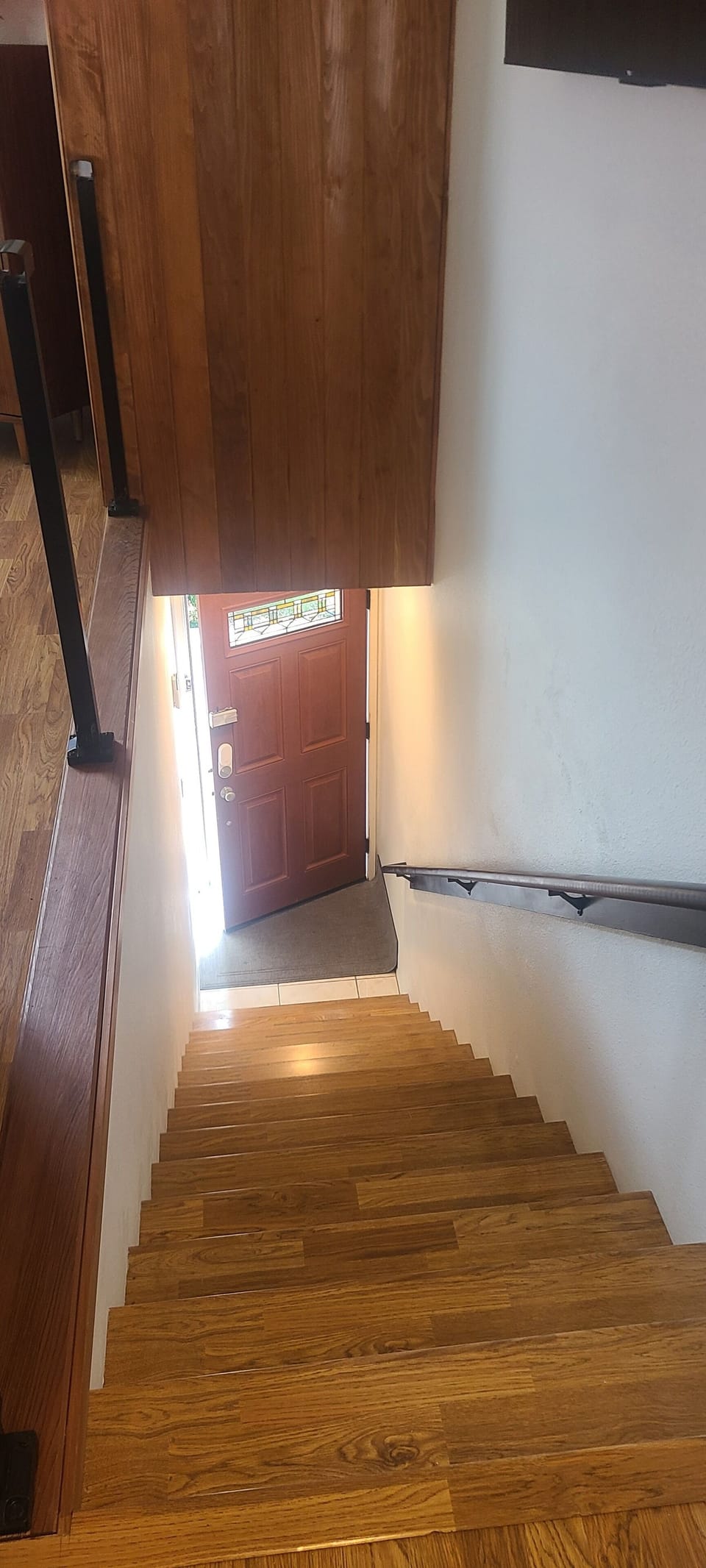 Entry Door and Stairs leading up to Condo