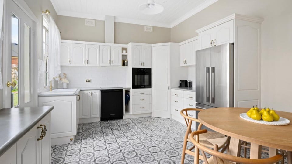 Gorgeous light-filled and fully working kitchen