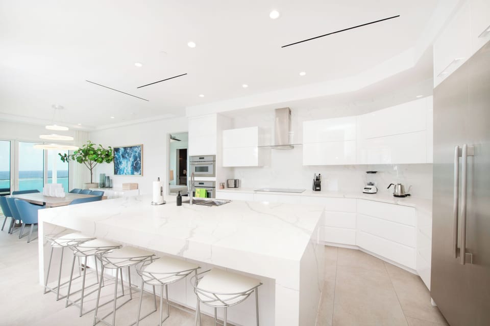 Kitchen island that seats 5.