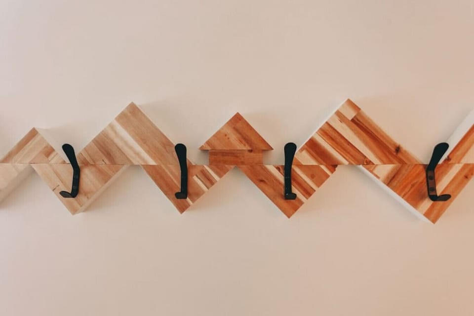 A coat rack for your ski clothes!