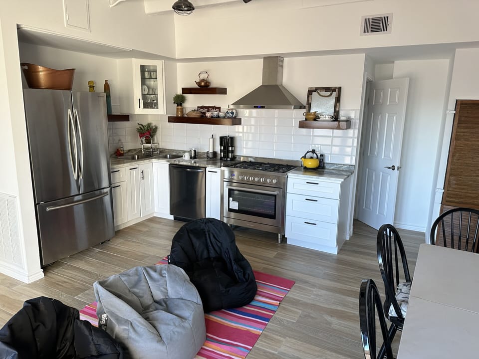 A second kitchen on the third floor