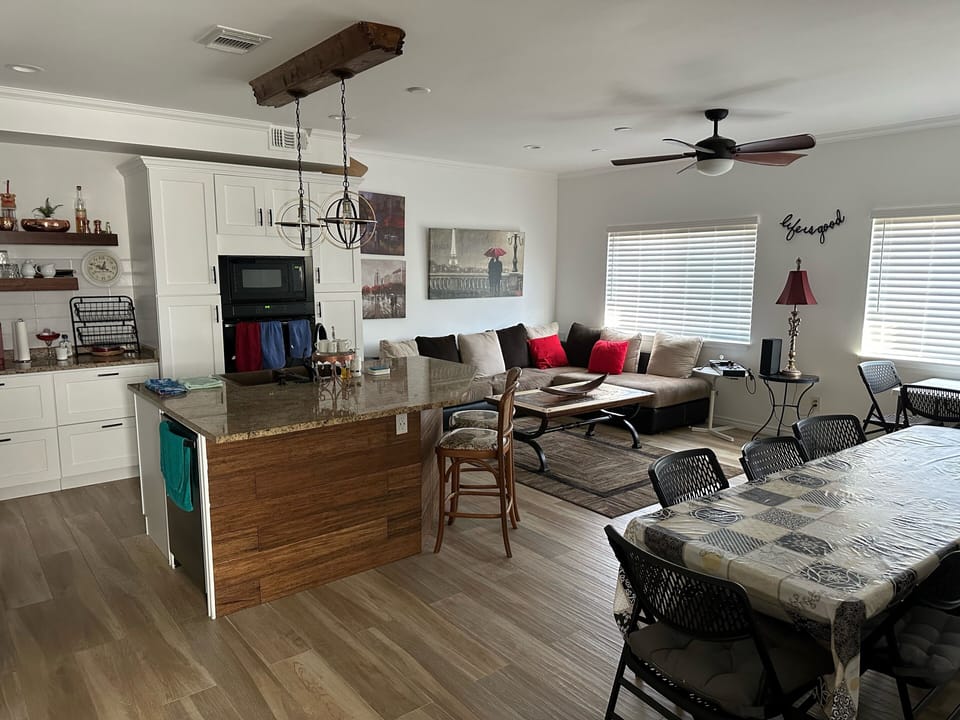 Living room and kitchen second floor