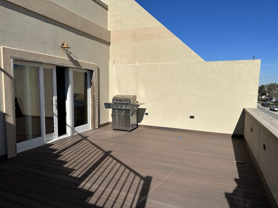 Balcony on the third floor