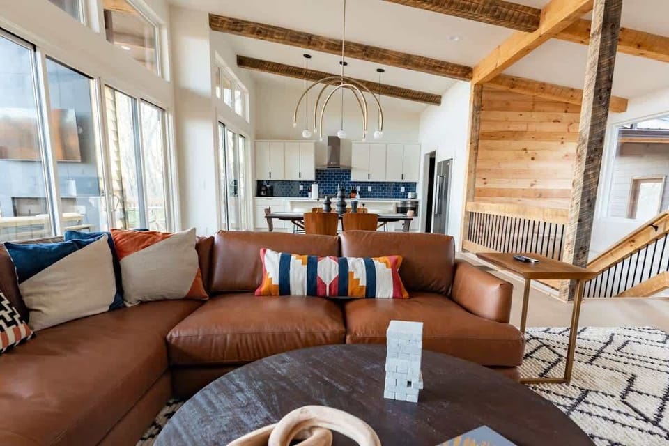 Upstairs living area