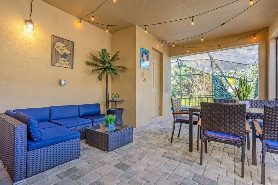Furnished Covered Patio Area 