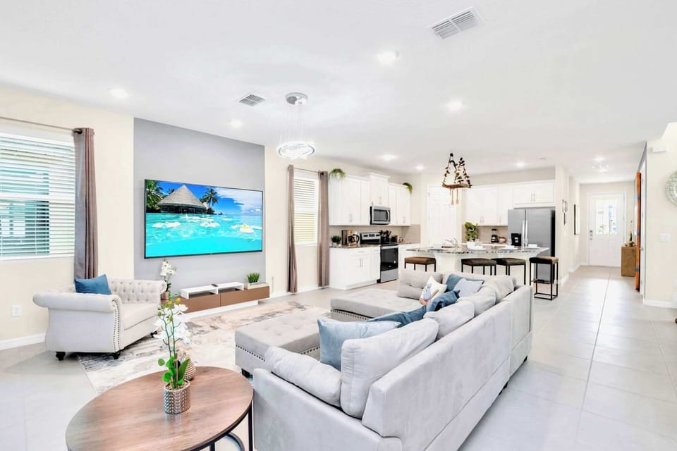 Spacious open concept design