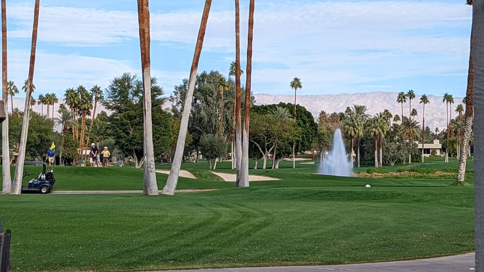 On the beautiful grounds of LQCC, home of the PGA's American Express