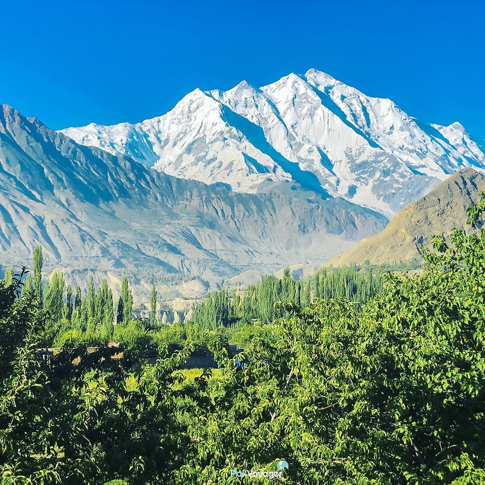 Rakaposhi view from balcony