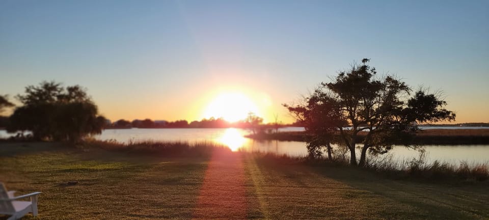 Sun set view
