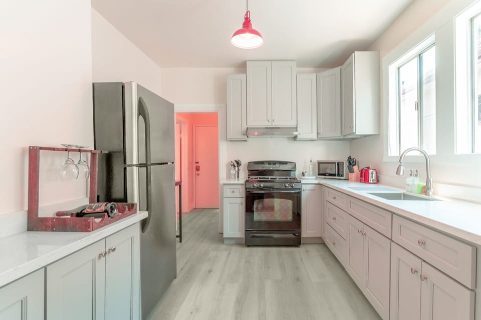 Fully stocked kitchen