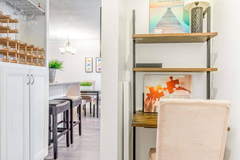 Office desk perfect for remote work