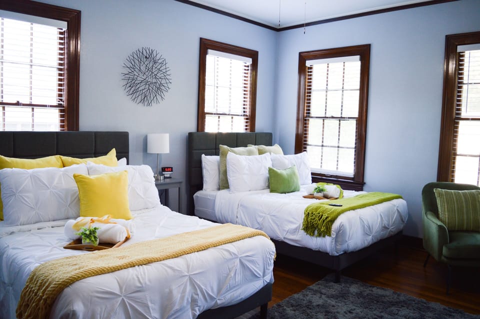 Double Bed Room Lemon Lime Room