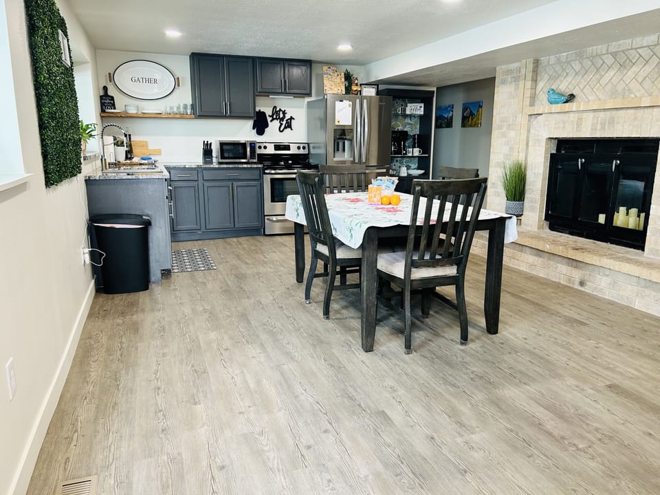 View from the door.  You won't believe how open and spacious it is!