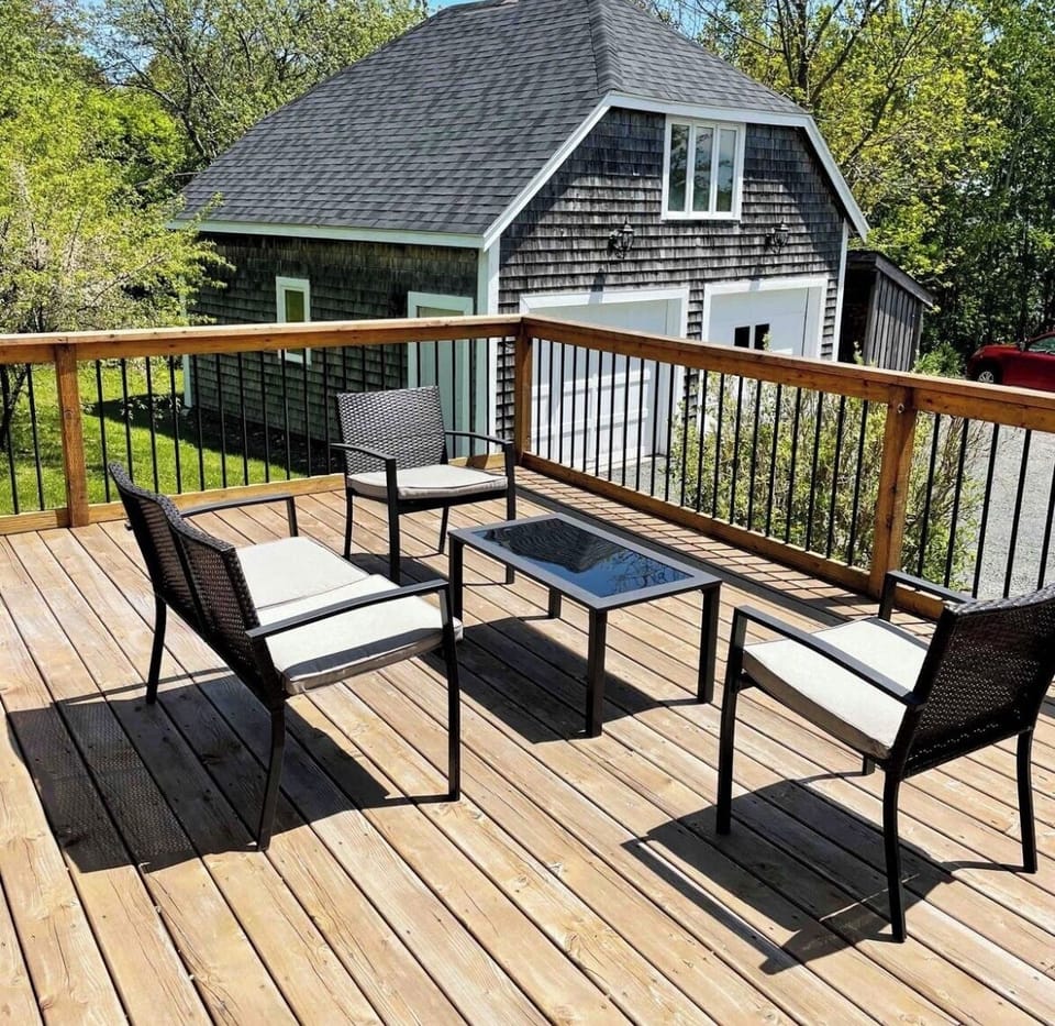 Front deck looking out to the water views