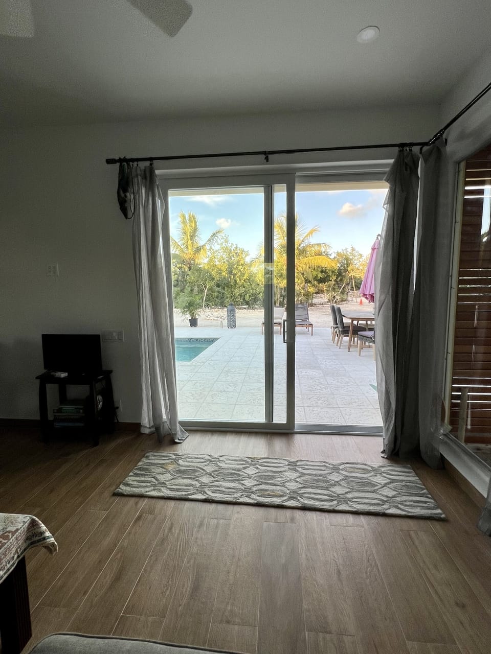 View from the couch