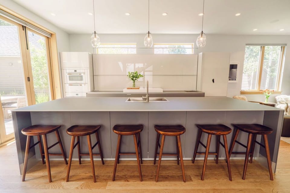 Kitchen island seating for six