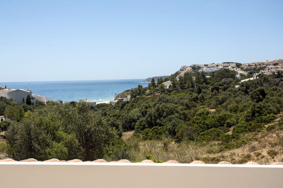 Fantastic view of the sea and the beach of Salema
