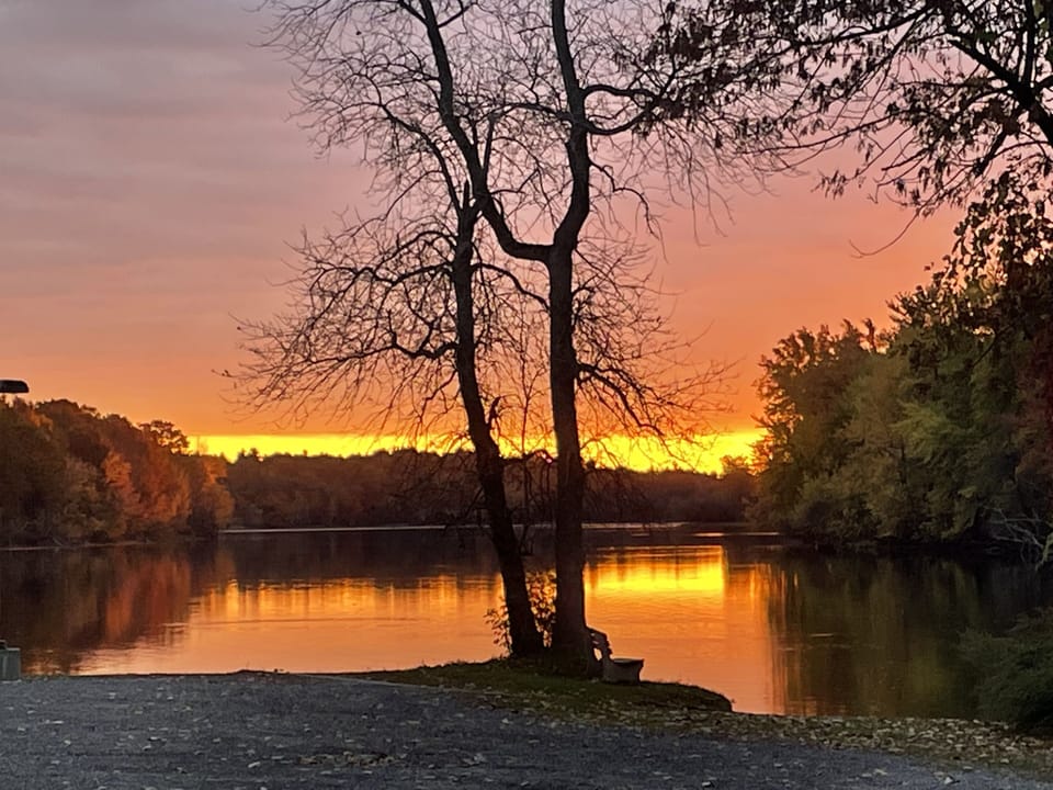 Gorgeous sunrise on Fish Island