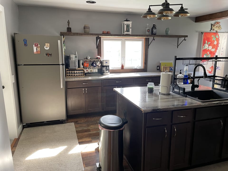 Fully appointed kitchen.  Every thing you need to make all your meals
