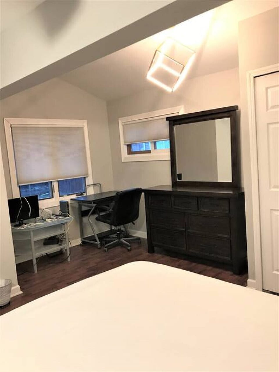 Workspace in the main bedroom