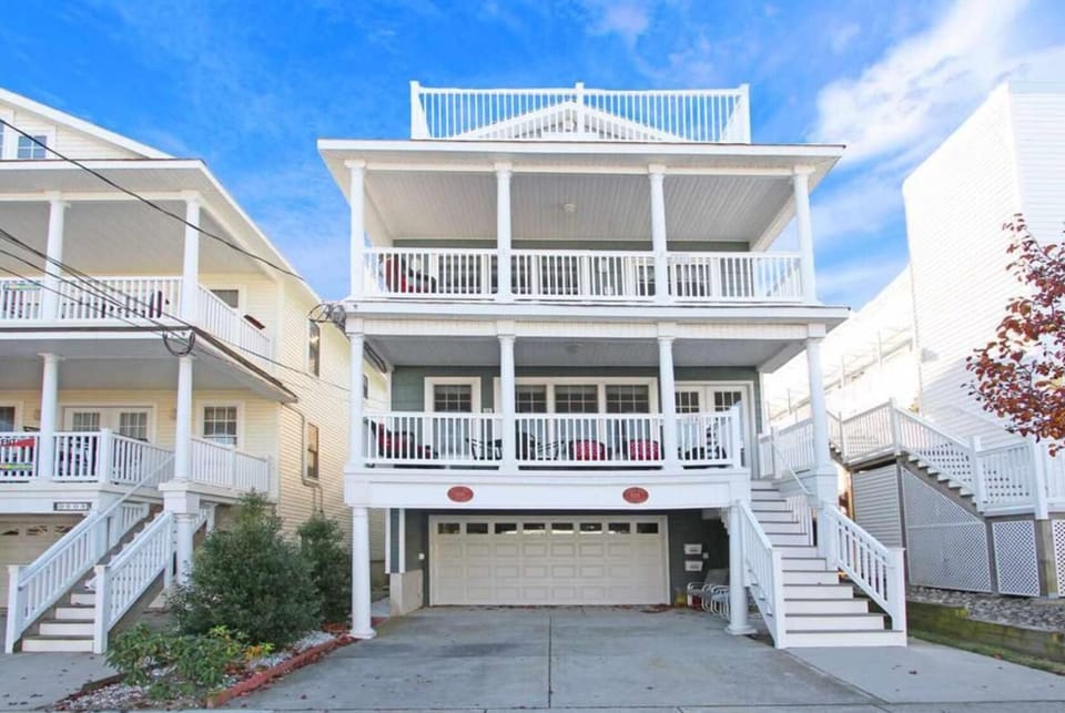 Rental is floor above garage level accessed via front porch or via garage.