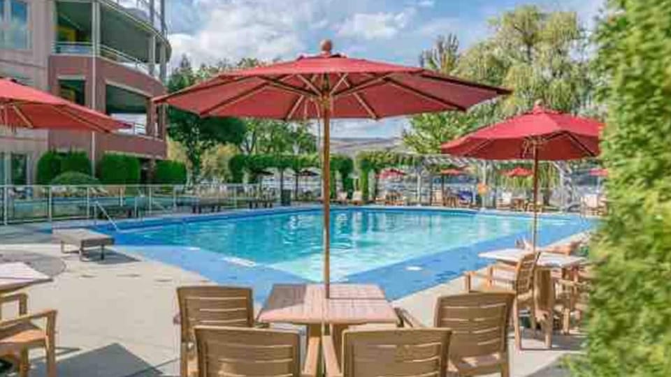 We limit pool toys and music playing at the pool for respect to all 